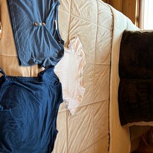 Crop shirts set of 3